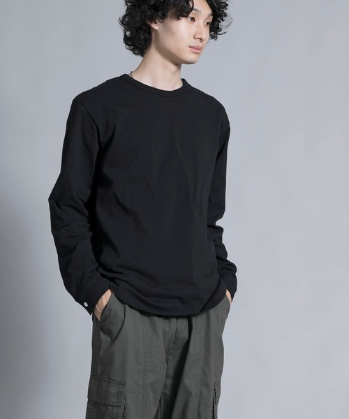aimoha(アイモハ)の「aimoha men Essential Comfort Crewneck Pullover(スウェット・メンズ・杢グレー/ダークグレー/ブラック/ホワイト・MEDIUM/LARGE/X-LARGE/XX-LARGE/XXX-LARGE)」の6枚目の写真