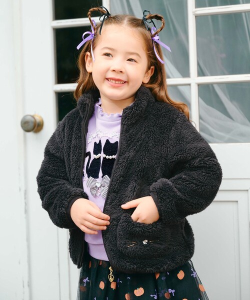 ANY（エニィ）の「ネコポケットボアブルゾン（ブルゾン）」 - WEAR