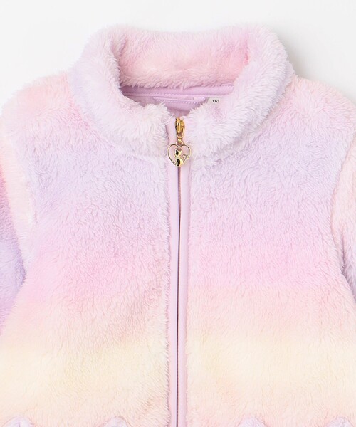 ANY（エニィ）の「ネコポケットボアブルゾン（ブルゾン・キッズ・ライトグリーン系8/ベージュ系6/ライトグレー系/ブラック系/ライラック系8・100/110/120/130）」の11枚目の写真