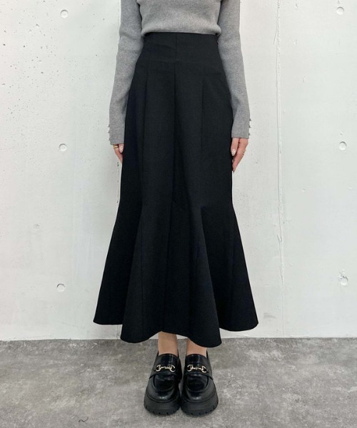 archives（アルシーヴ）の「マチ付きマーメイドスカート（スカート・レディース・アイボリー/ブラック/ブラウン・SMALL/MEDIUM）」の13枚目の写真