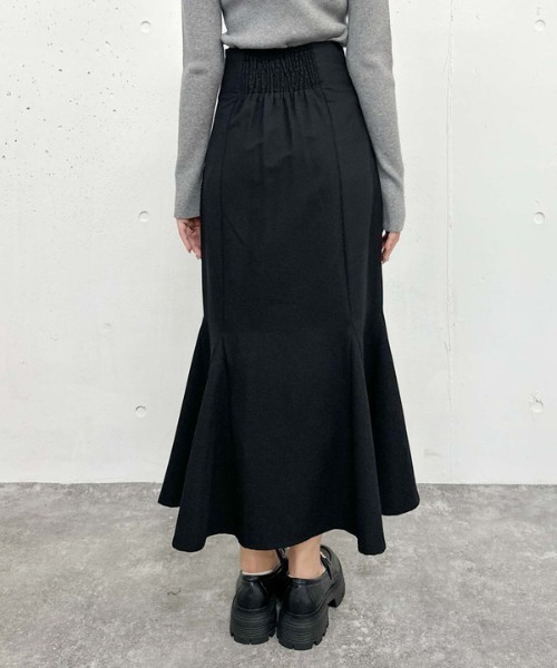 archives（アルシーヴ）の「マチ付きマーメイドスカート（スカート・レディース・アイボリー/ブラック/ブラウン・SMALL/MEDIUM）」の15枚目の写真