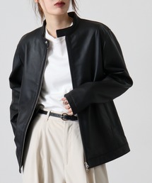 FUNALIVE(t@ACu)Sheep leather riders blouson / V|vU[u] {vC_[Xf unisex(C_[XWPbg)