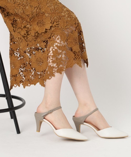 ESPERANZA（エスペランサ）の「甲ストラップミュール（サンダル・レディース・シルバー/アイボリー/ブラック・S/M/L/LL）」の11枚目の写真