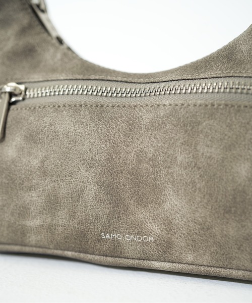 SAMO ONDOH（セイモオンド）の「【SAMO ONDOH/セイモオンド】 pocket mug bag mini vintage（ショルダーバッグ・レディース・ブラウン/アイボリー/カーキ/レモンイエロー・FREE）」の14枚目の写真