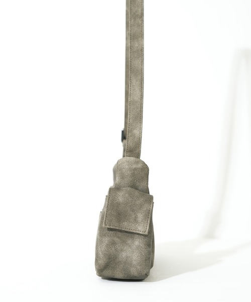 SAMO ONDOH（セイモオンド）の「【SAMO ONDOH/セイモオンド】 pocket mug bag mini vintage（ショルダーバッグ・レディース・ブラウン/アイボリー/カーキ/レモンイエロー・FREE）」の19枚目の写真