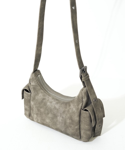 SAMO ONDOH（セイモオンド）の「【SAMO ONDOH/セイモオンド】 pocket mug bag mini vintage（ショルダーバッグ・レディース・ブラウン/アイボリー/カーキ/レモンイエロー・FREE）」の20枚目の写真