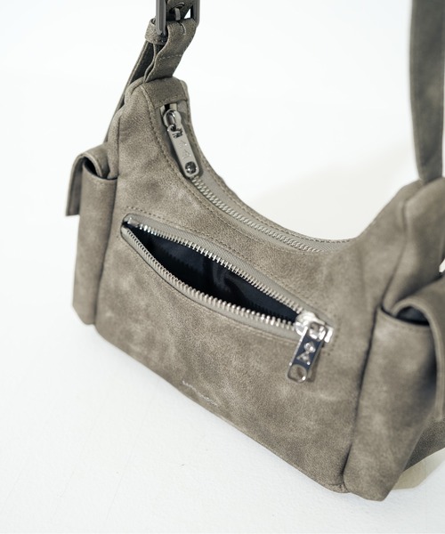 SAMO ONDOH（セイモオンド）の「【SAMO ONDOH/セイモオンド】 pocket mug bag mini vintage（ショルダーバッグ・レディース・ブラウン/アイボリー/カーキ/レモンイエロー・FREE）」の15枚目の写真