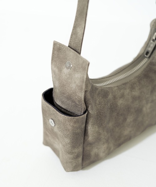 SAMO ONDOH（セイモオンド）の「【SAMO ONDOH/セイモオンド】 pocket mug bag mini vintage（ショルダーバッグ・レディース・ブラウン/アイボリー/カーキ/レモンイエロー・FREE）」の17枚目の写真