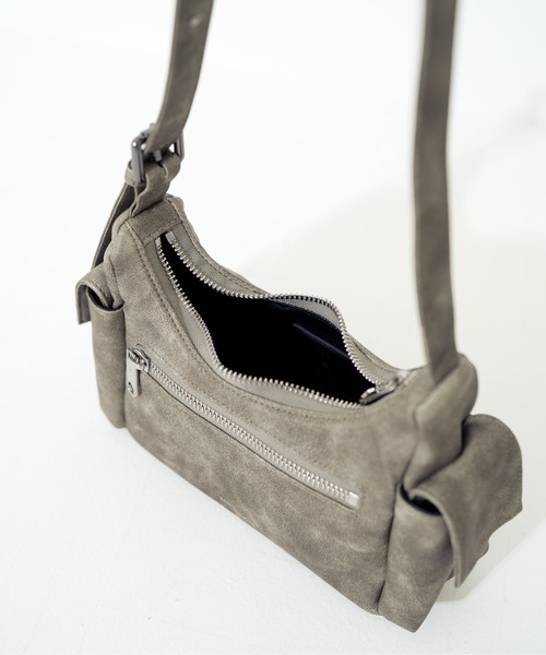 SAMO ONDOH（セイモオンド）の「【SAMO ONDOH/セイモオンド】 pocket mug bag mini vintage（ショルダーバッグ・レディース・ブラウン/アイボリー/カーキ/レモンイエロー・FREE）」の16枚目の写真