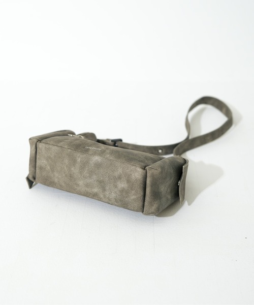 SAMO ONDOH（セイモオンド）の「【SAMO ONDOH/セイモオンド】 pocket mug bag mini vintage（ショルダーバッグ・レディース・ブラウン/アイボリー/カーキ/レモンイエロー・FREE）」の21枚目の写真