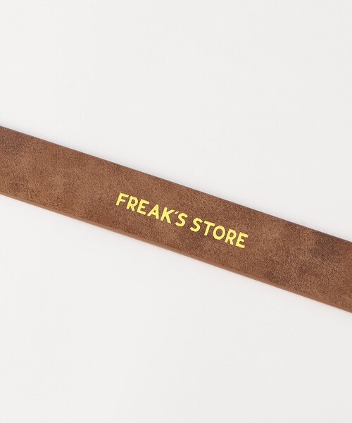 FREAK'S STORE（フリークスストア）の「フェイクレザー ムラ加工 ガチャベルト（ベルト・メンズ・ブラウン/ブラック/ダークブラウン・ﾌﾘ-）」の6枚目の写真