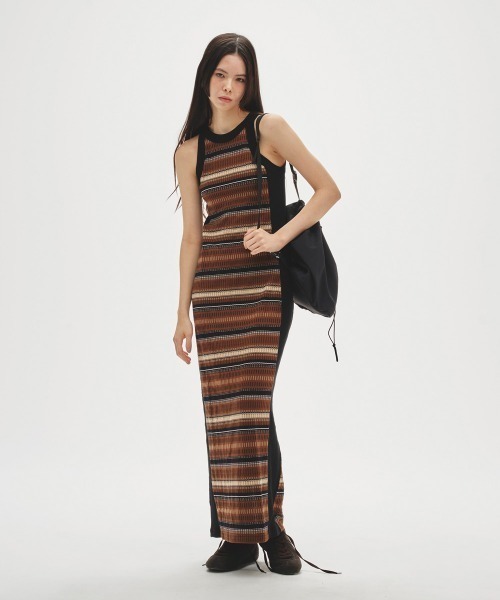 todayful☆ Jacquard Border Dress 新品 eb770e55cd89d707853b1cc1fdb374