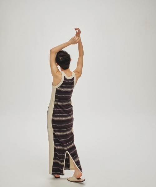 セール】Jacquard Border Dress（ワンピース）｜TODAYFUL