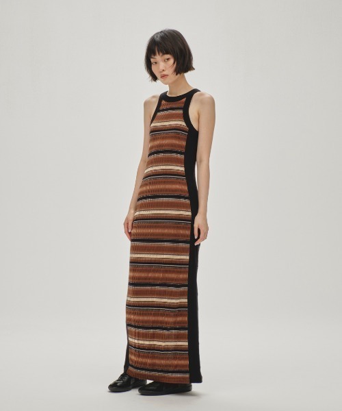 セール】Jacquard Border Dress（ワンピース）｜TODAYFUL