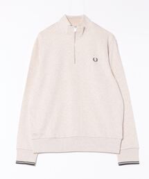 HALF ZIP SWEATSHIRT M3574 W50_PORRIDGE