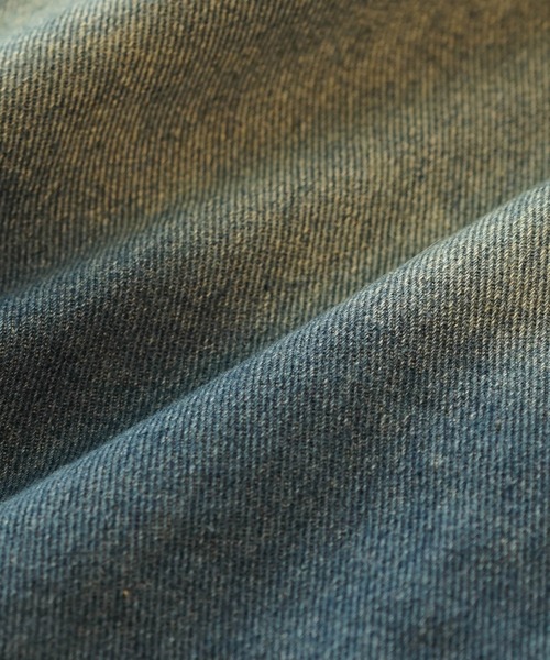 【セール】ビンテージウォッシュジップアップデニムジャケット セットアップ対応（デニムジャケット）｜Shoowtime（ショウタイム）