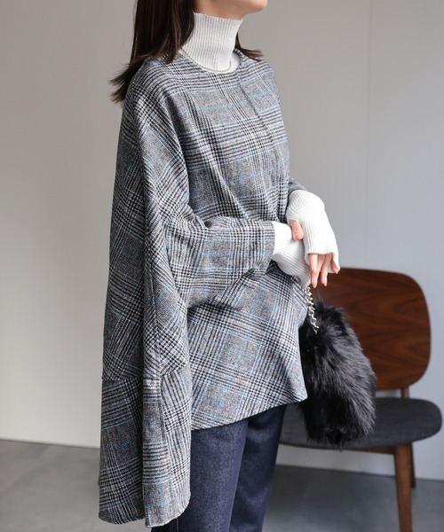 A.P.C. アーペーセー ウール グレンチェック ケープコート ポンチョ 2025年最新】A.P.C. ポンチョ・ケープコートの人気アイテム