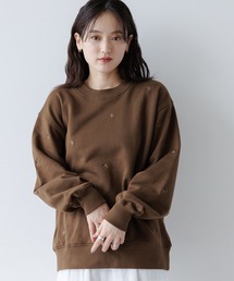 RAGEBLUE | ミニフラワー刺繍ルーズスウェット(スウェット)