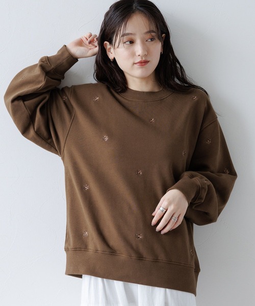 Lure you in LURE刺繍ルーズスウェット ROSE Lure you in LURE刺繍ルーズスウェット ROSE Lure you in LURE