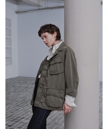 AUTHEN（オーセン）の「【AUTHEN】オーセン/ ジャンブルダイ ファティーグジャケット（ミリタリージャケット）」