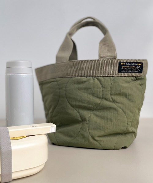 CALIFORNIA OUTFITTERS（カリフォルニア アウトフィッターズ）の「3-10C6 キルティング トートバッグ（トートバッグ・レディース・ベージュ/ブラック/カーキ・ONESIZE）」の3枚目の写真