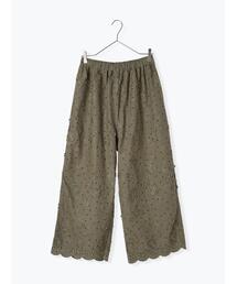 TSUHARU by Samansa Mos2 | ドットプリント立体刺繍ストレートパンツ(その他パンツ)