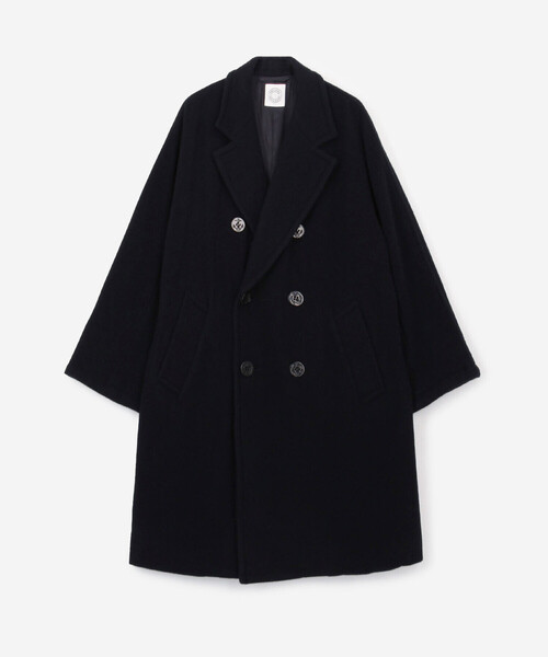 ORCIVAL（オーシバル）の「ORCIVAL | ウールモッサ ドルマンチェスターコート WOMEN（チェスターコート・レディース・ダークネイビー・2）」の2枚目の写真