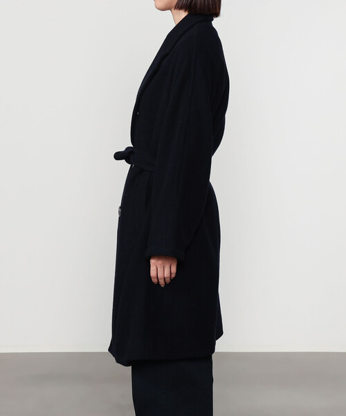 ORCIVAL（オーシバル）の「ORCIVAL | ウールモッサ ドルマンチェスターコート WOMEN（チェスターコート・レディース・ダークネイビー・2）」の9枚目の写真
