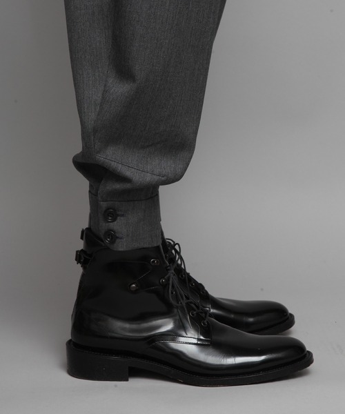 ato（アトウ）の「CLASSIC WOOL CUFFS PANTS（その他パンツ・メンズ・ネイビー/ブラック/チャコールグレー・48/46/44）」の3枚目の写真