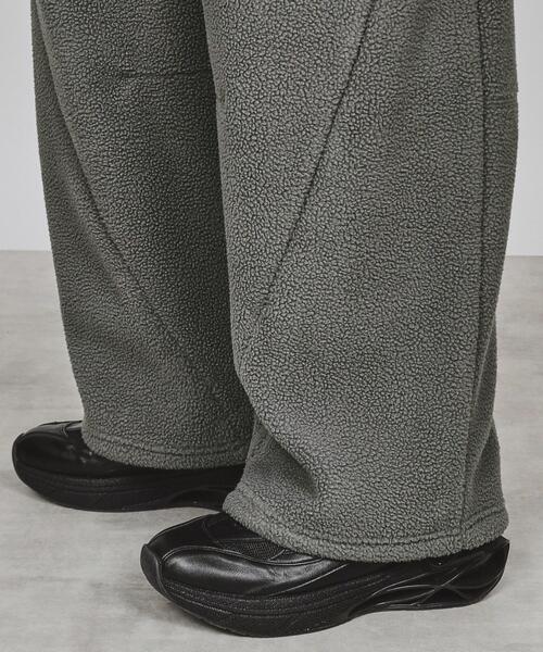 tk.TAKEO KIKUCHI(ティーケータケオキクチ)の「◆ギミックフリースパンツ(その他パンツ・メンズ・ダークグレー/ブラック・03/02)」の9枚目の写真