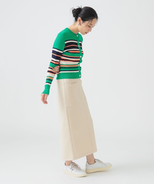 B:MING by BEAMS（ビーミングバイビームス）の「カットソー タイト スカート（S～M）（スカート・レディース・ナチュラル/ブラック・SMALL/MEDIUM）」の6枚目の写真