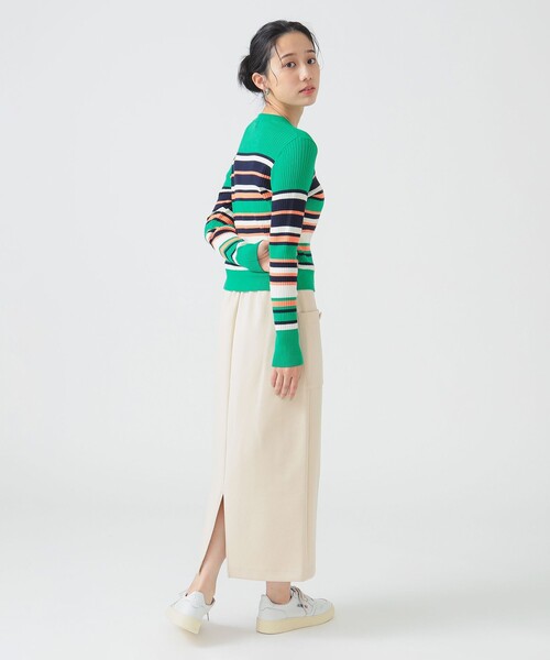 B:MING by BEAMS（ビーミングバイビームス）の「カットソー タイト スカート（S～M）（スカート・レディース・ナチュラル/ブラック・SMALL/MEDIUM）」の7枚目の写真