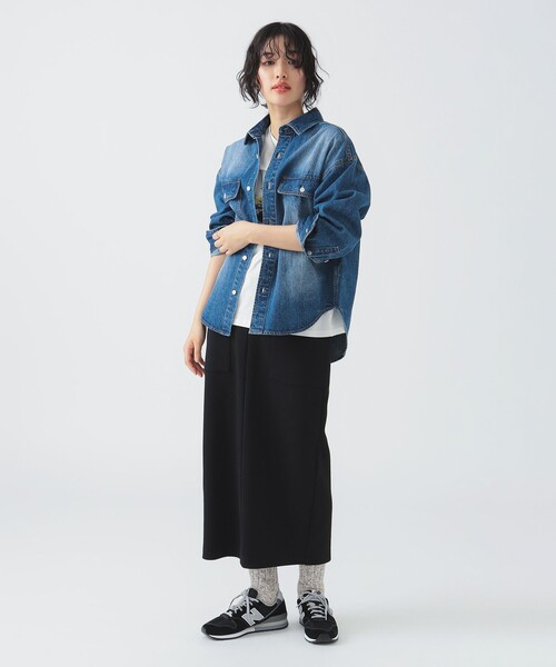 B:MING by BEAMS（ビーミングバイビームス）の「カットソー タイト スカート（S～M）（スカート・レディース・ナチュラル/ブラック・SMALL/MEDIUM）」の19枚目の写真