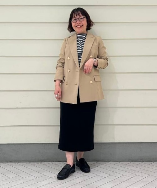 B:MING by BEAMS（ビーミングバイビームス）の「カットソー タイト スカート（S～M）（スカート・レディース・ナチュラル/ブラック・SMALL/MEDIUM）」の4枚目の写真