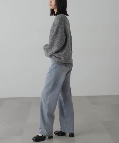 FREE'S MART（フリーズマート）の「◆ラメミックスブークレー畦ニット（ニット/セーター・レディース・イエロー/ピンク/ホワイト/グレー・FREE）」の18枚目の写真