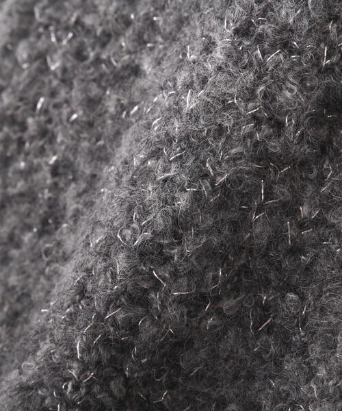 FREE'S MART（フリーズマート）の「◆ラメミックスブークレー畦ニット（ニット/セーター・レディース・イエロー/ピンク/ホワイト/グレー・FREE）」の20枚目の写真