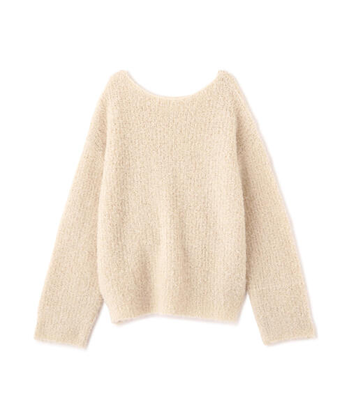 FREE'S MART（フリーズマート）の「◆ラメミックスブークレー畦ニット（ニット/セーター・レディース・イエロー/ピンク/ホワイト/グレー・FREE）」の21枚目の写真