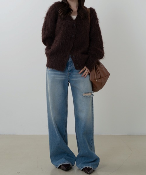 SENEE（セニー）の「2way belt shoulder bag（ツーウェイベルトショルダーバッグ）（ショルダーバッグ・レディース・ブラウン/ブラック・FREE）」の6枚目の写真