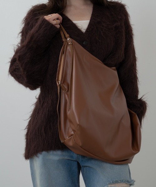 SENEE（セニー）の「2way belt shoulder bag（ツーウェイベルトショルダーバッグ）（ショルダーバッグ・レディース・ブラウン/ブラック・FREE）」の11枚目の写真