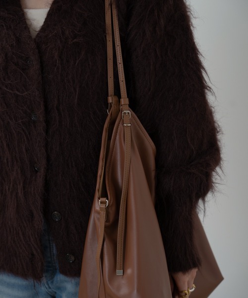 SENEE（セニー）の「2way belt shoulder bag（ツーウェイベルトショルダーバッグ）（ショルダーバッグ・レディース・ブラウン/ブラック・FREE）」の15枚目の写真