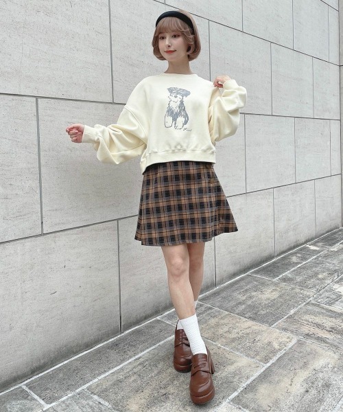 F i.n.t（フィント）の「シュナウザープリントスウェット（スウェット・レディース・ライトグレー/アイボリー/ライトピンク・FREE）」の21枚目の写真