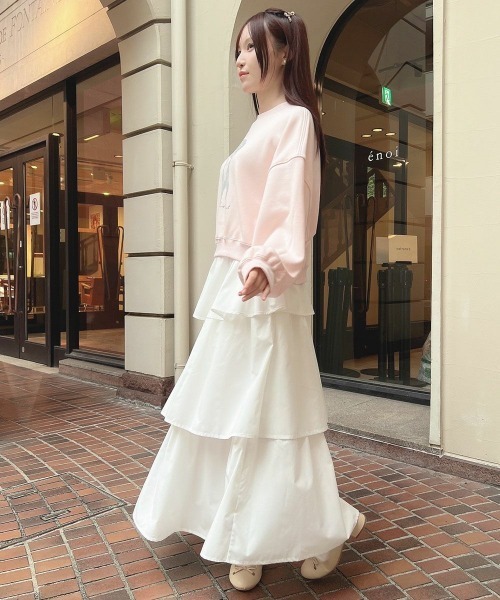 F i.n.t（フィント）の「シュナウザープリントスウェット（スウェット・レディース・ライトグレー/アイボリー/ライトピンク・FREE）」の16枚目の写真