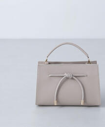 ◇ノットリボンワイドハンドバッグ