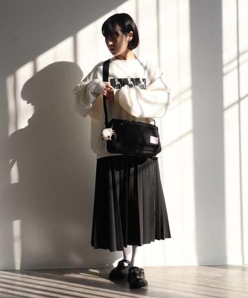 AVOCA(アヴォカ)の「【AVOCA/アヴォカ】横長ショルダーバッグ(容量:約6L)(ショルダーバッグ・レディース・ネイビー/ブラック/ベージュ・FREE)」の11枚目の写真
