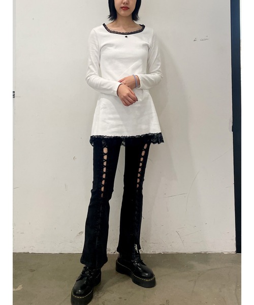 【ZOZOTOWN限定】ローズモチーフレースドッキングミニワンピース セール】【ZOZOTOWN限定】ローズモチーフレースドッキングミニ