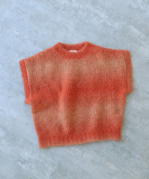 yuni(ユニ )の「Tumbes Alpaca スクエアベスト(ベスト・レディース・ブルー/オレンジ/ベージュ・FREE)」の3枚目の写真
