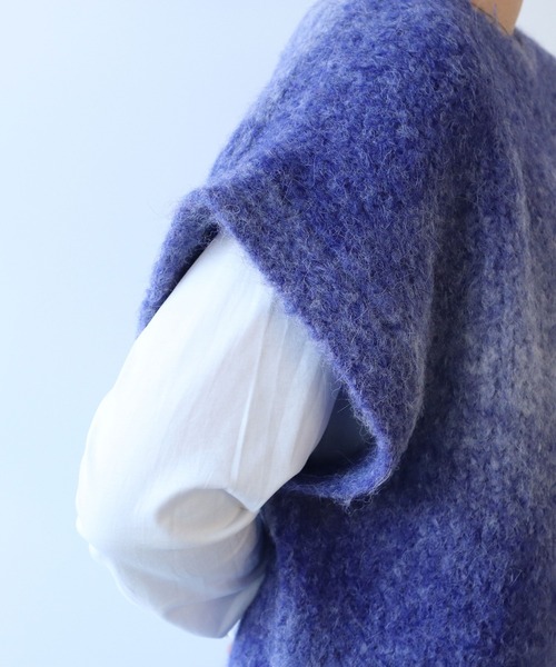 yuni(ユニ )の「Tumbes Alpaca スクエアベスト(ベスト・レディース・ブルー/オレンジ/ベージュ・FREE)」の5枚目の写真