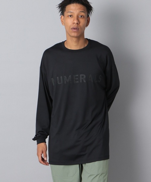 NUMERALS（ヌメラルズ）の「【NUMERALS】アクティブロングスリーブＴシャツ（Tシャツ/カットソー・メンズ・ブラック/オフホワイト・LARGE/MEDIUM）」の12枚目の写真