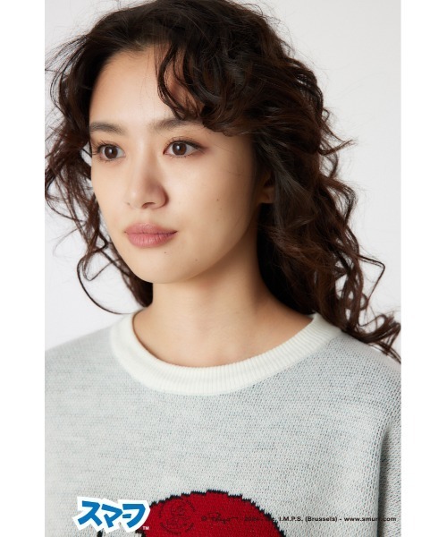 RODEO CROWNS WIDE BOWL(ロデオクラウンズワイドボウル)の「(THE SMURFS)チュニックニットワンピース(ワンピース・レディース・アイボリー・FREE)」の10枚目の写真