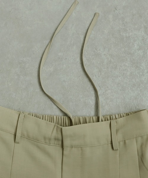 antiqua(アンティカ)の「ロールアップワイドパンツ(その他パンツ・レディース・ベージュ/ブラック・MEDIUM/LARGE)」の15枚目の写真